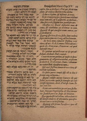 S[ancti] Marci Evangelistae Evangelium Syriace