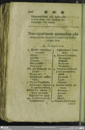Nuncupationum quarundam plura uno titulo complectentium explicatio caque sunt
