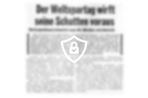 Der Weltspartag wirft seine Schatten voraus