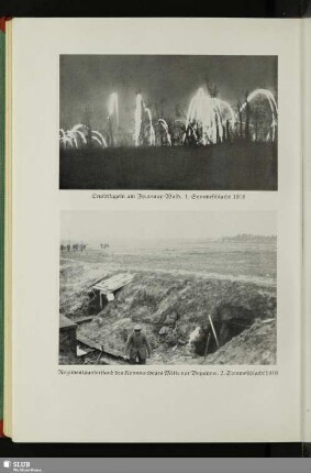 Regimentsunterstand des Kommandeurs Mitte vor Bapaume. 2. Sommeschlacht 1916
