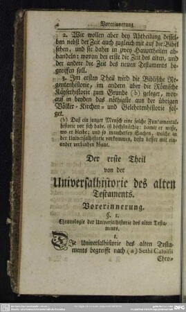 Der erste Theil von der Universalhistorie des alten Testaments