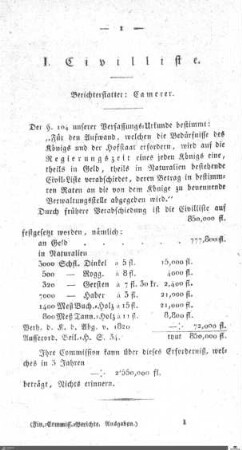 Berichte über die Staats-Ausgaben 1833-1836