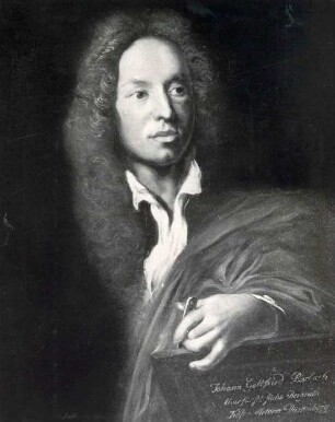 Porträt: Johann Gottfried Borlach (1687-1768), kurfürstlich sächsischer Bergrat
