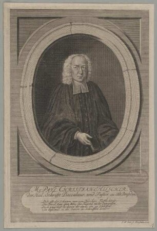 Bildnis des Pavl Christian Hilscher