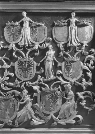 Grabmal Karls des Kühnen von Burgund (+ 1477) — Rechte Längsseite — Darstellungsdetail