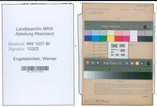 Entnazifizierung Werner Engelskirchen , geb. 02.05.1898 (Verw.Angestellter)