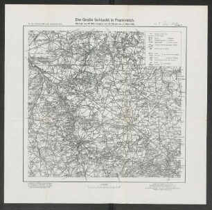 Beilage 9. Die Große Schlacht in Frankreich.