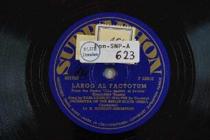 Largo al factotum : from the opera "The barber of Seville" / Gioacchino Rossini