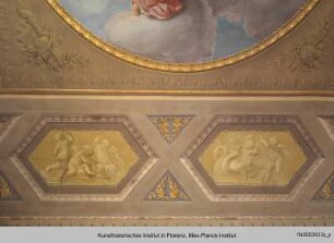 Venus und Cupido vor Jupiter