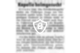 Kapelle heimgesucht