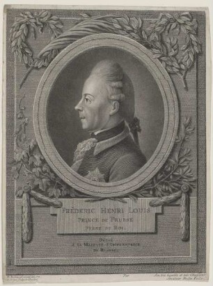 Bildnis des Fréderic Henri Louis, Prince de Prusse