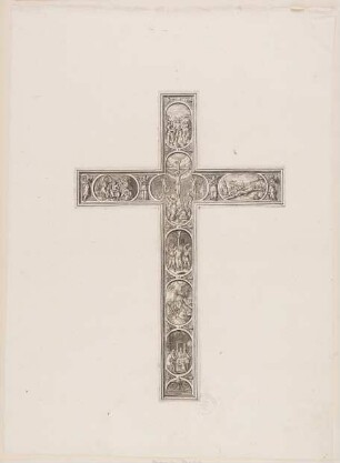 Kreuz (II) mit Szenen der Passion Christi
