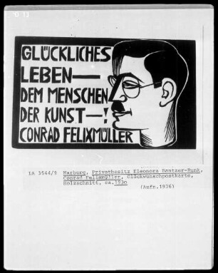Glückwunschpostkarte "Glückliches Leben"