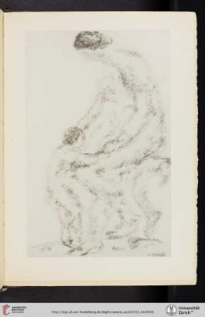 [A. [Abraham] Walkowitz, II. Mother and Child, collotype reproduction of drawing made by F. Bruckmann Verlag, Munich]