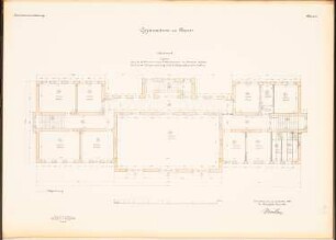 Gymnasium, Neuss: Grundriss 1.OG