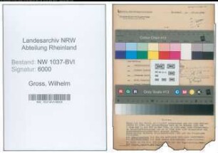 Entnazifizierung Wilhelm Gross , geb. 10.05.1901 (Lehrer)