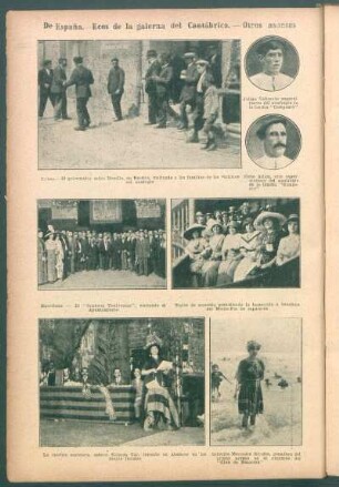 De España.- Ecos de la galerna del Cantábrico.- Otros asuntos.