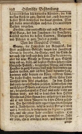 Von der Republick Genua.
