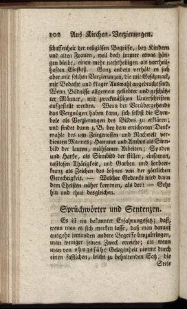 Spruechwoerter und Sentenzen