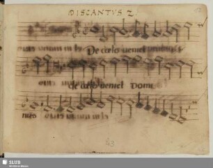 Anonymus: De caelo veniet dominator Dominus