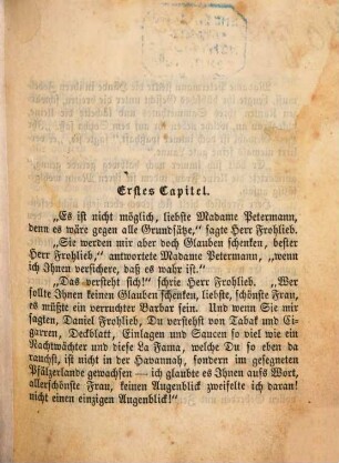 Täuschung und Wahrheit : eine Geschichte aus dem Leben