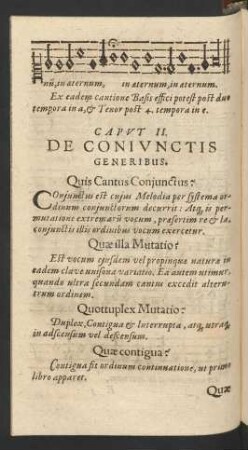 Caput II. De Coniunctis Generibus.