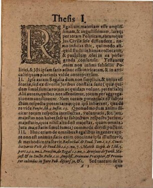 Diss. ... de iuribus maiestatis, soli imperatori competentibus