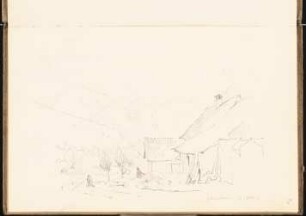 Skizzenbuch 1901: Dornbirn perspektivische Ansicht