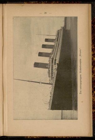 Der untergegangene Riesendampfer "Titanic"