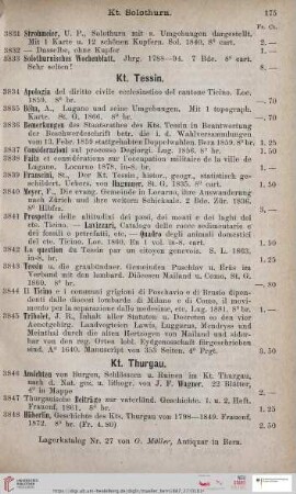 Kt. Tessin (Nr. 3834 - 3845)