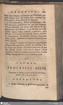 De Plumbo [Processus XXXVII-XLII]