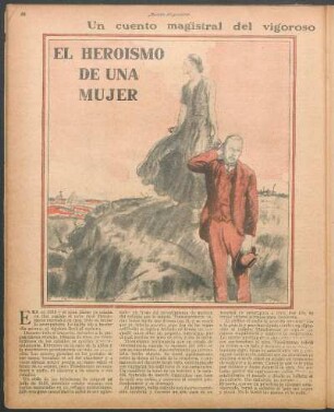 El heroísmo de una mujer : Un cuento magistral del vigoroso escritor alemán Erich María Remarque