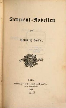 Devrient-Novellen