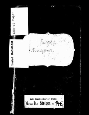 Gerichtshandelsbuch von Seeligstadt (bei Stolpen)