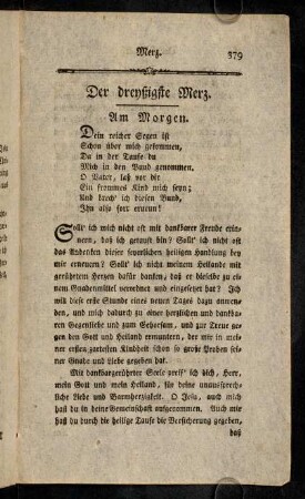 379-386, Der dreyßigste Merz. - Der ein und dreyßigste Merz.