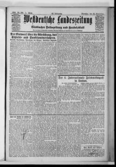 Westdeutsche Landeszeitung : Gladbacher Volkszeitung und Handelsblatt : allgemeiner Anzeiger für den gesamten Niederrhein : die Niederrheinische Heimatzeitung