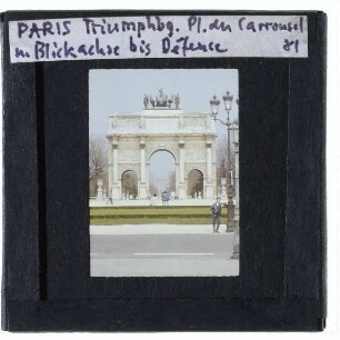 Paris, Arc de Triomphe du Carrousel