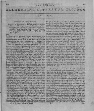 Funk, N.: Geschichte der neuesten Altonaer Bibelausgabe nebst Beleuchtung der vorzüglichsten wider sie erhobenen Beschuldigungen. Altona: Hammerich 1823