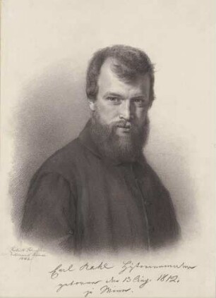 Bildnis Rahl, Carl (1812-1865), Maler