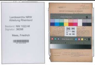 Entnazifizierung Friedrich Mees , geb. 11.11.1911 (Haendler)