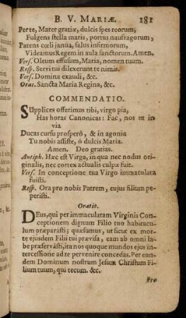 181-186, Commendatio; ...