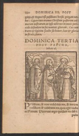 Dominica Tertia Post Pascha ...