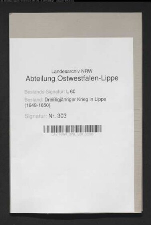 Kriegsjahre 1644-1645
