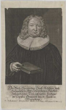 Bildnis des Nicolaus Häcker