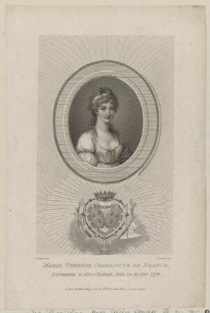 Bildnis der Marie Therese Charlotte de France