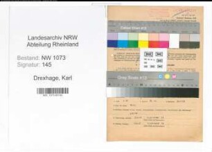 Entnazifizierung Karl Drexhage , geb. 24.03.1897 (Buchhalter)