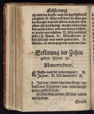 Erklerung der Zehen gebot. Exodi. xx.