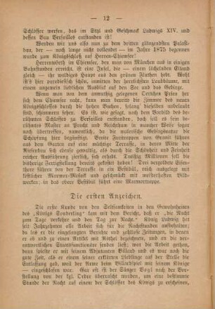 Die ersten Anzeichen