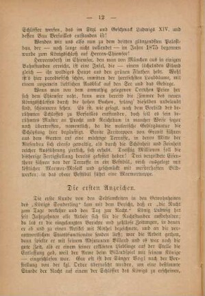 Die ersten Anzeichen