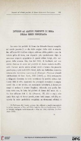 16: Intorno ad alcuni prefetti di Roma della serie Corsiniana